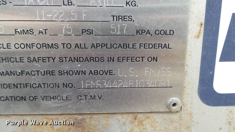 image for item DC2649 2008 Polar tank trailer