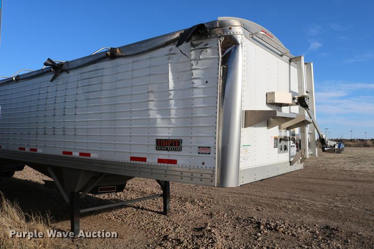 image for item DC7641 2016 Timpte Super Hopper double hopper bottom grain trailer