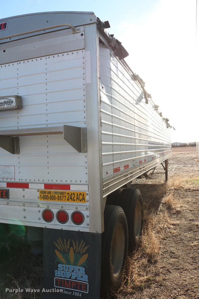 image for item DC7641 2016 Timpte Super Hopper double hopper bottom grain trailer