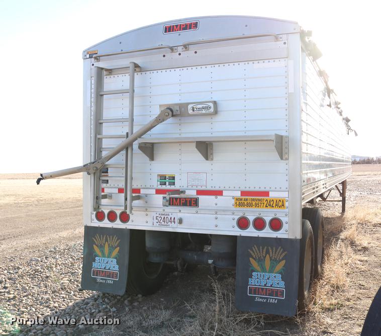 image for item DC7641 2016 Timpte Super Hopper double hopper bottom grain trailer