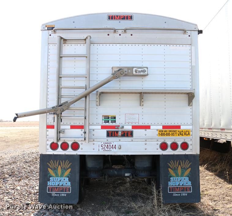 image for item DC7641 2016 Timpte Super Hopper double hopper bottom grain trailer