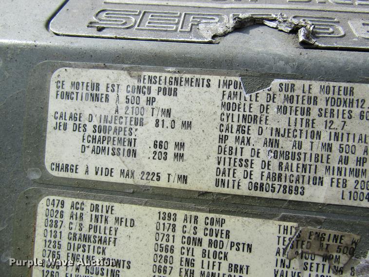 image for item DD8432 2001 Freightliner 48RR94MY semi truck