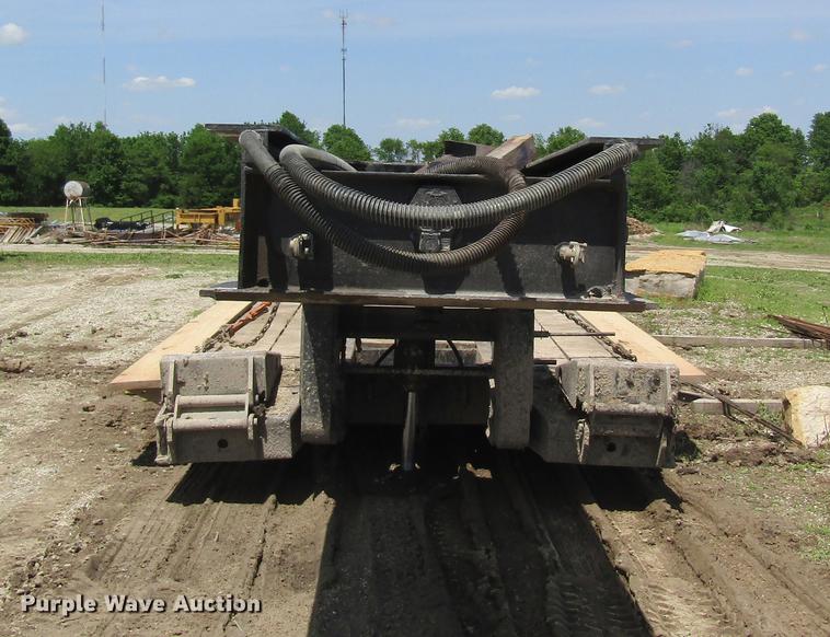image for item DD8449 1972 General lowboy equipment trailer
