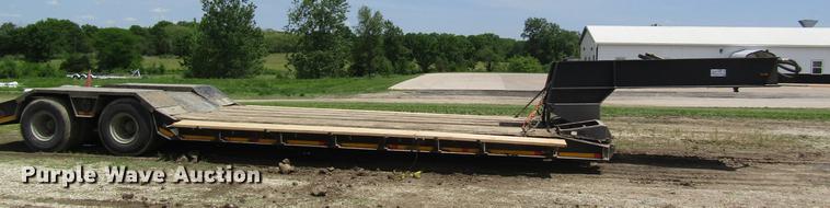 image for item DD8449 1972 General lowboy equipment trailer