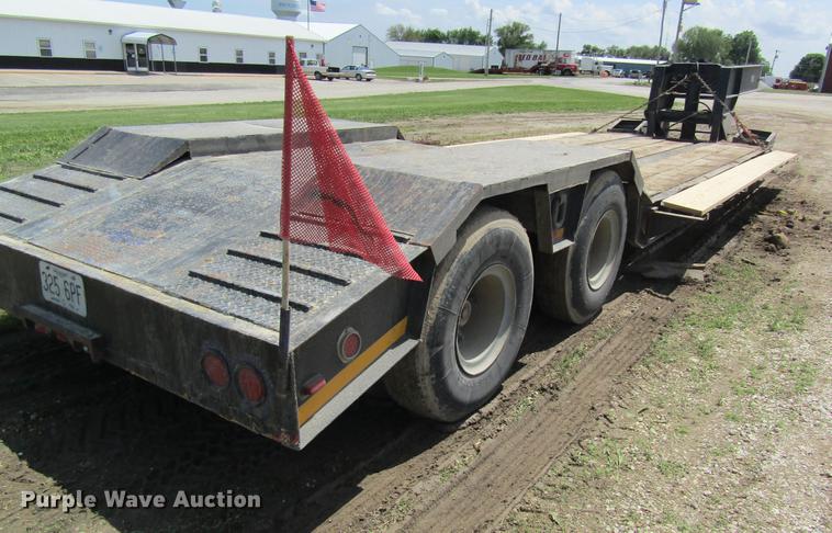 image for item DD8449 1972 General lowboy equipment trailer