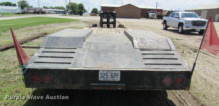 image for item DD8449 1972 General lowboy equipment trailer