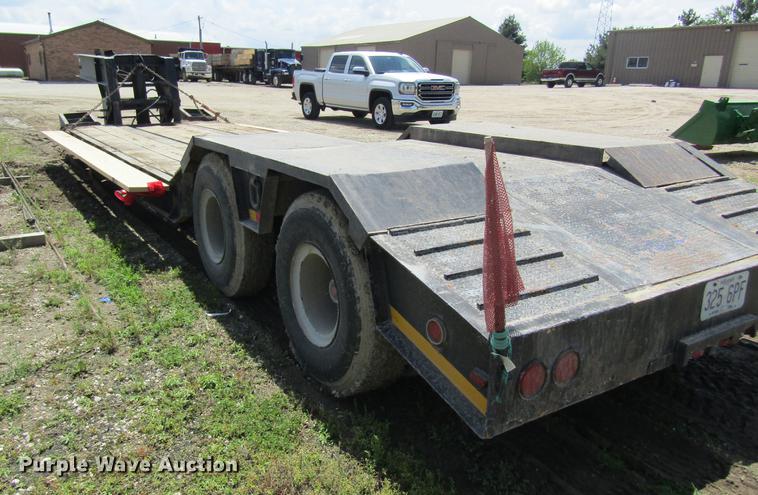 image for item DD8449 1972 General lowboy equipment trailer