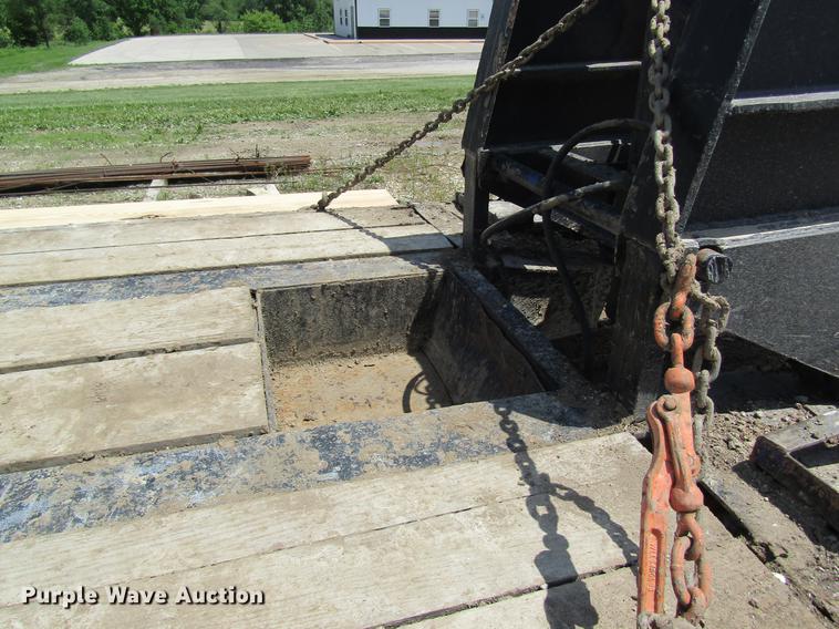 image for item DD8449 1972 General lowboy equipment trailer