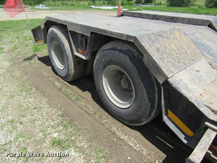 image for item DD8449 1972 General lowboy equipment trailer
