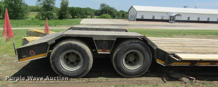 image for item DD8449 1972 General lowboy equipment trailer