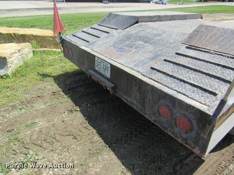 image for item DD8449 1972 General lowboy equipment trailer
