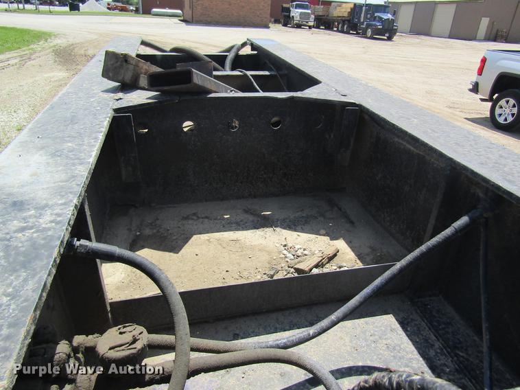 image for item DD8449 1972 General lowboy equipment trailer