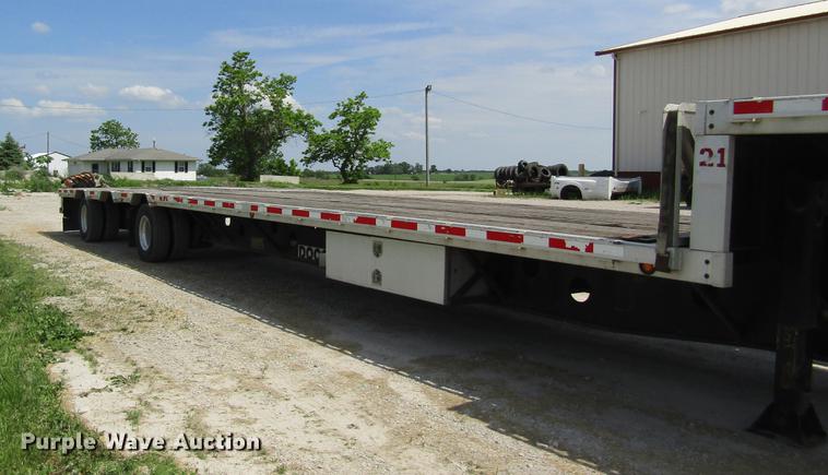image for item DD8480 2007 Doonan 532DB16GYS1 drop deck trailer