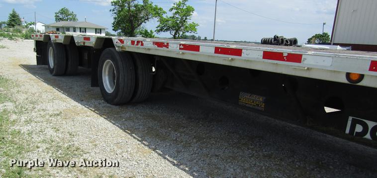 image for item DD8480 2007 Doonan 532DB16GYS1 drop deck trailer