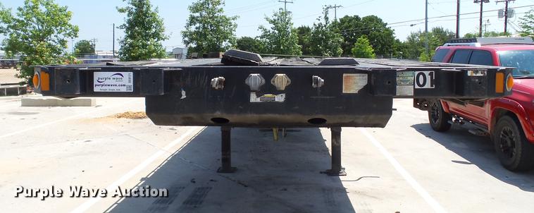 image for item DE0171 2012 Fontaine HAVSF12WSA flatbed trailer