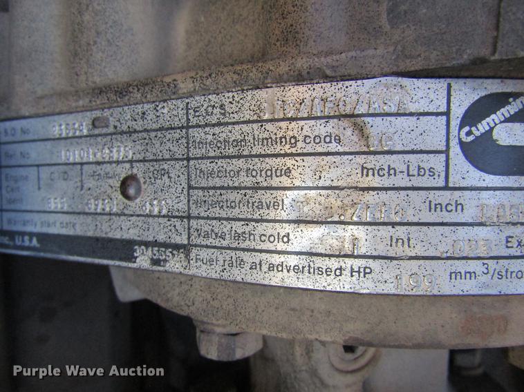 image for item DE6819 1991 Freightliner FLD120 semi truck