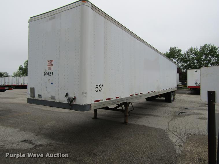 image for item DF3804 2000 Fruehauf dry van trailer