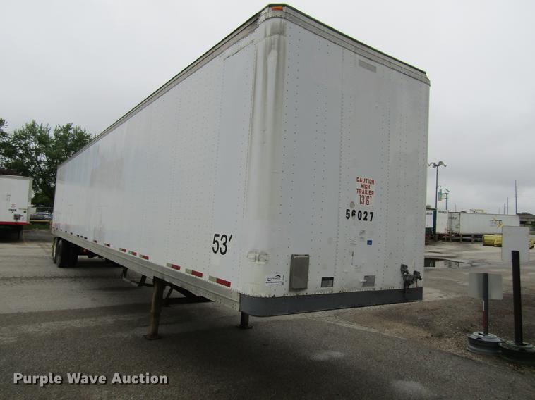 image for item DF3804 2000 Fruehauf dry van trailer