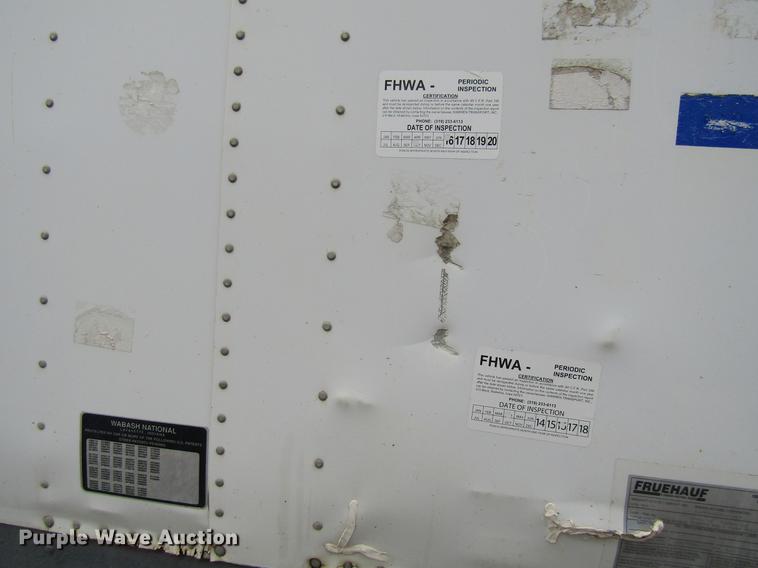 image for item DF3804 2000 Fruehauf dry van trailer