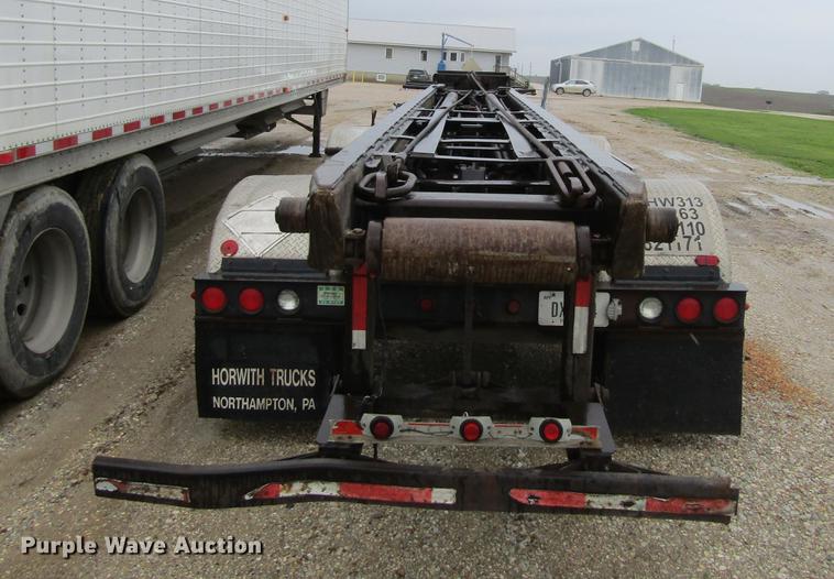 image for item DF3807 2007 Galbreath roll-off double container trailer