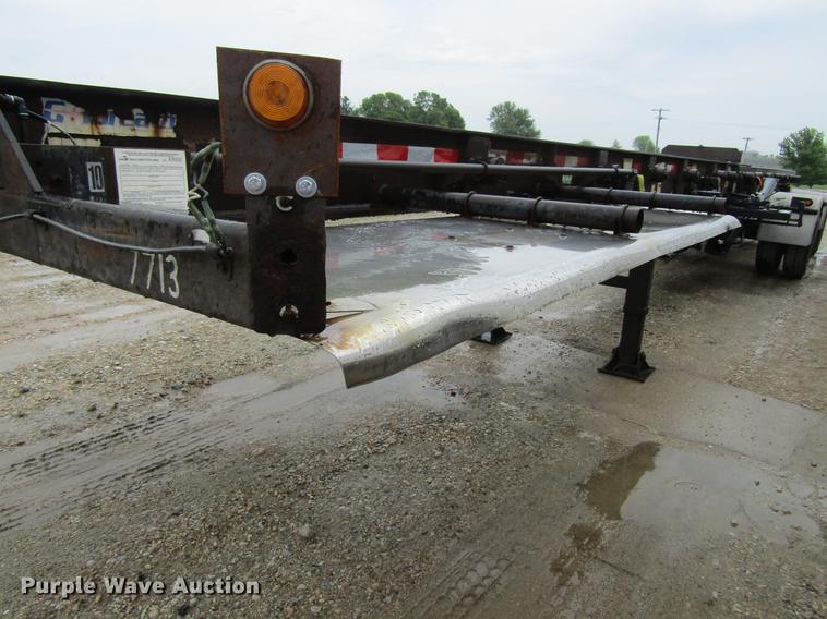 image for item DF3807 2007 Galbreath roll-off double container trailer