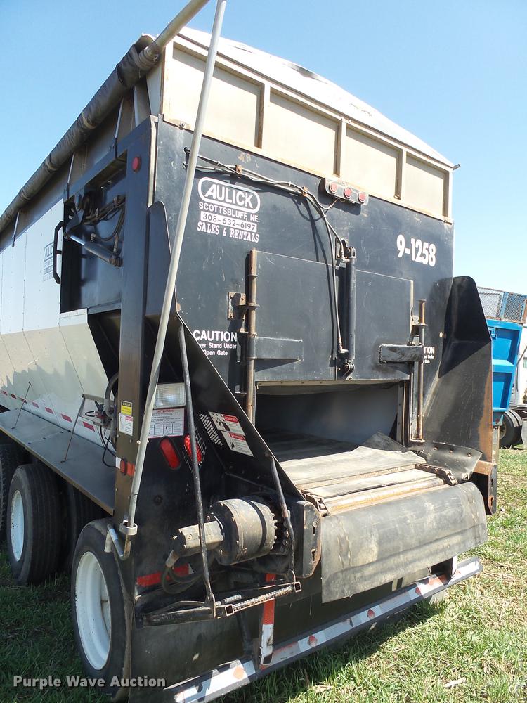 image for item DX9085 2009 Aulick 9-1258 live bottom trailer