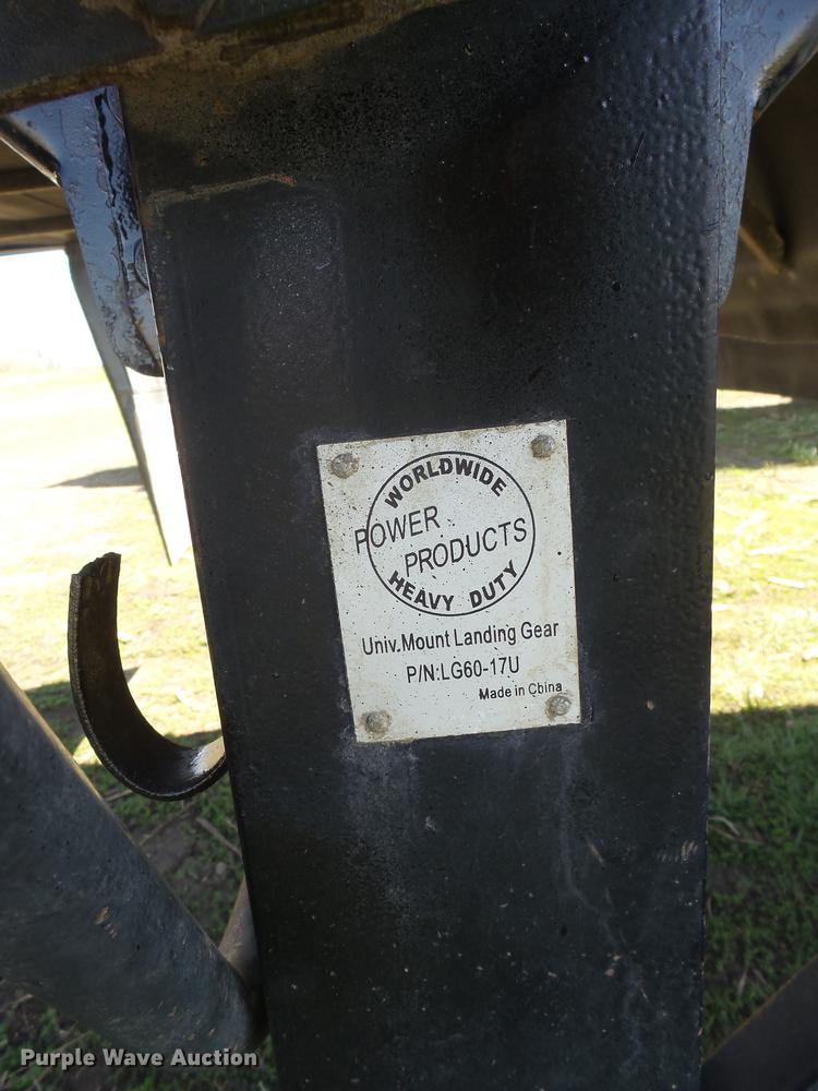 image for item DX9085 2009 Aulick 9-1258 live bottom trailer