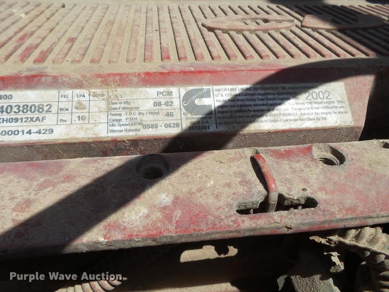 image for item EN9580 2003 Freightliner Century Class semi truck