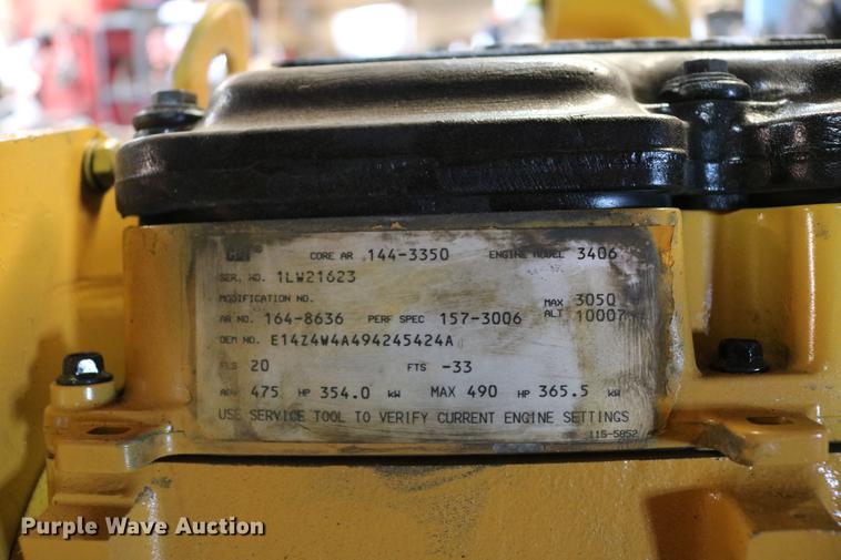 image for item EX9760 Caterpillar 3406 14.6L L6 turbo diesel engine