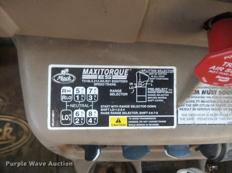 image for item DC7251 2007 Mack CV713 dump truck