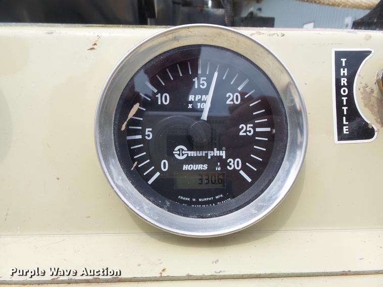 image for item DC7253 2004 Ingersoll Rand WS36 concrete saw and enclosed cargo trailer