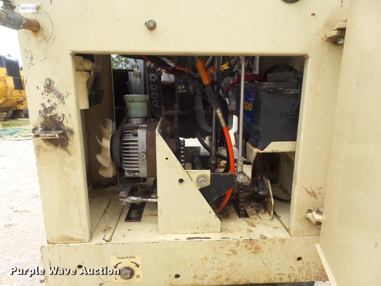 image for item DC7253 2004 Ingersoll Rand WS36 concrete saw and enclosed cargo trailer