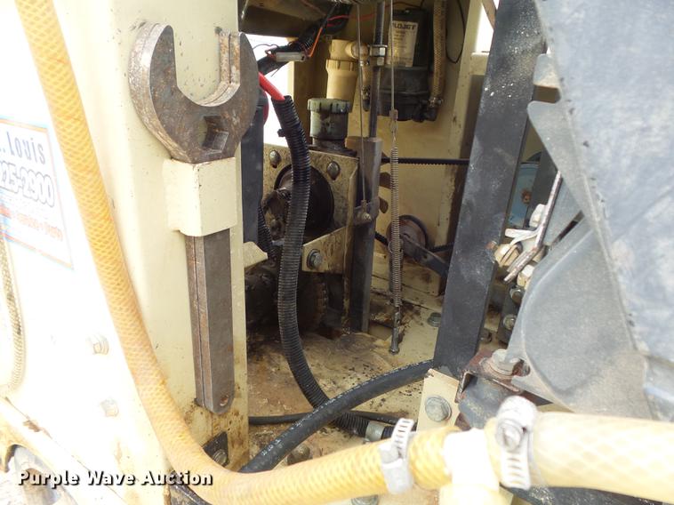 image for item DC7253 2004 Ingersoll Rand WS36 concrete saw and enclosed cargo trailer