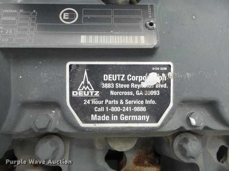 image for item DC7253 2004 Ingersoll Rand WS36 concrete saw and enclosed cargo trailer