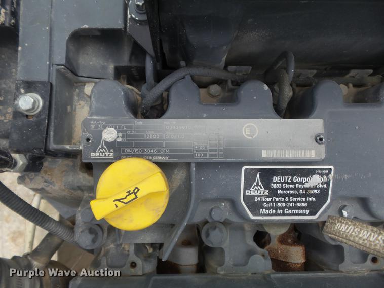 image for item DC7253 2004 Ingersoll Rand WS36 concrete saw and enclosed cargo trailer