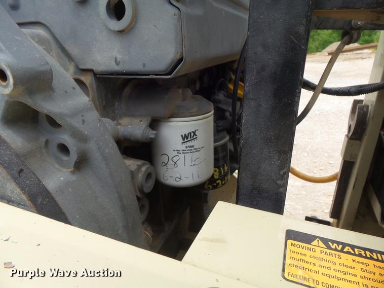 image for item DC7253 2004 Ingersoll Rand WS36 concrete saw and enclosed cargo trailer