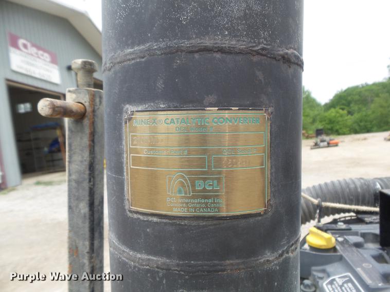 image for item DC7253 2004 Ingersoll Rand WS36 concrete saw and enclosed cargo trailer