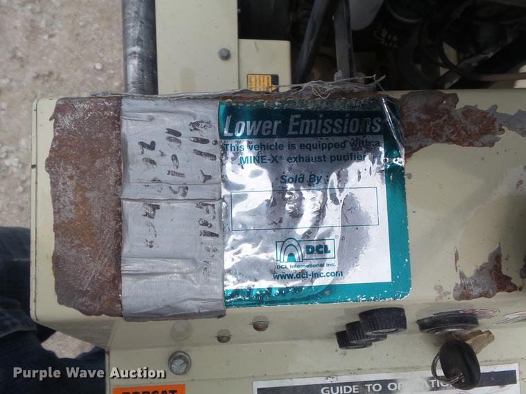 image for item DC7253 2004 Ingersoll Rand WS36 concrete saw and enclosed cargo trailer