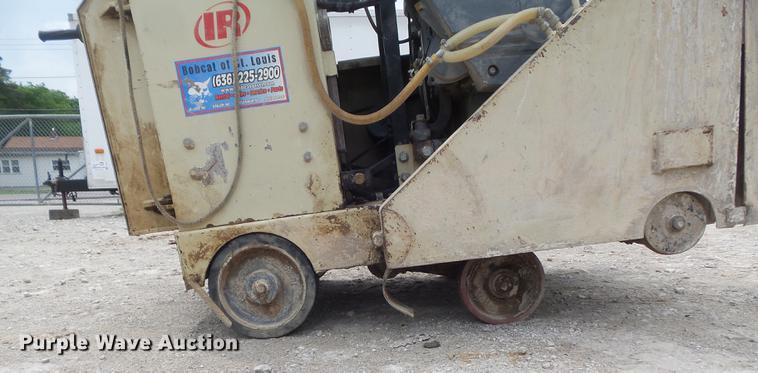 image for item DC7253 2004 Ingersoll Rand WS36 concrete saw and enclosed cargo trailer