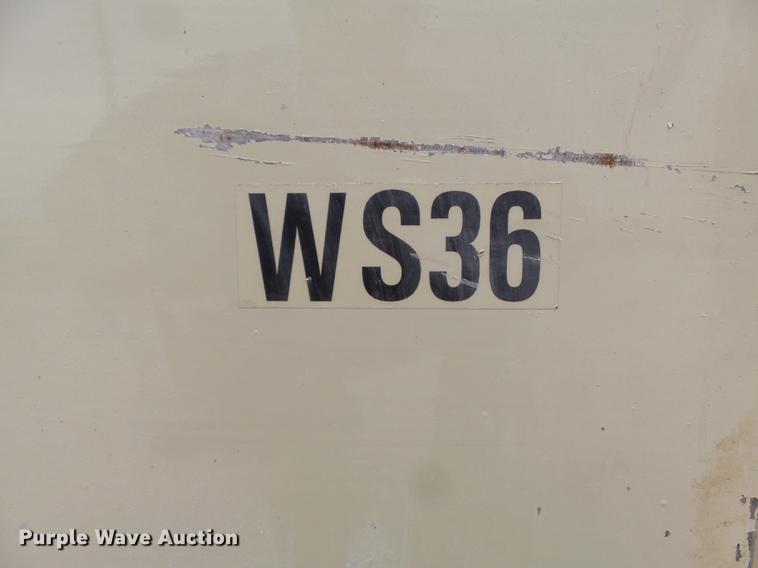 image for item DC7253 2004 Ingersoll Rand WS36 concrete saw and enclosed cargo trailer