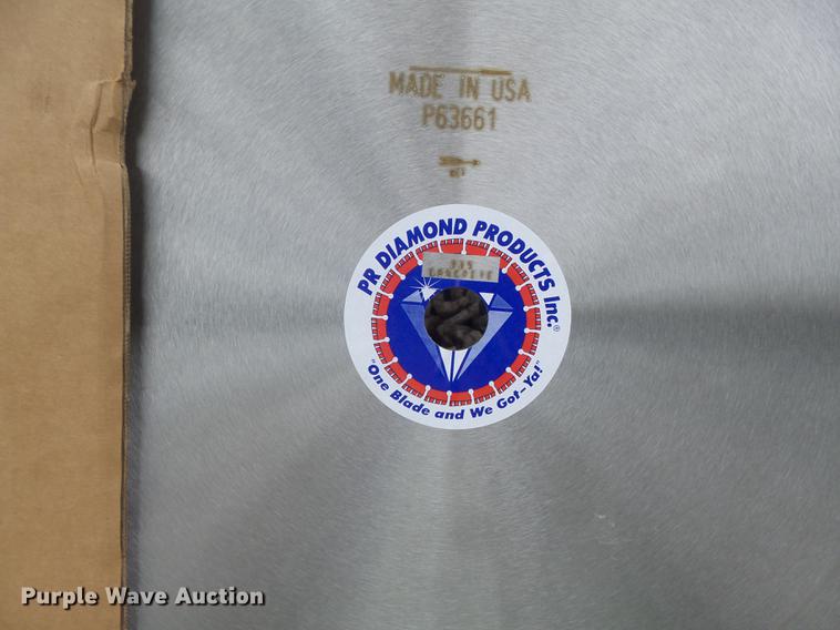 image for item DC7253 2004 Ingersoll Rand WS36 concrete saw and enclosed cargo trailer