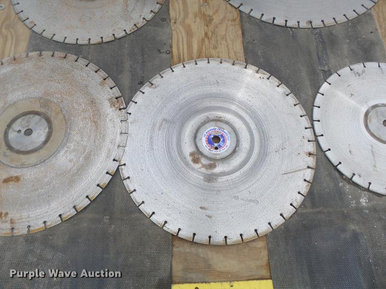 image for item DC7253 2004 Ingersoll Rand WS36 concrete saw and enclosed cargo trailer