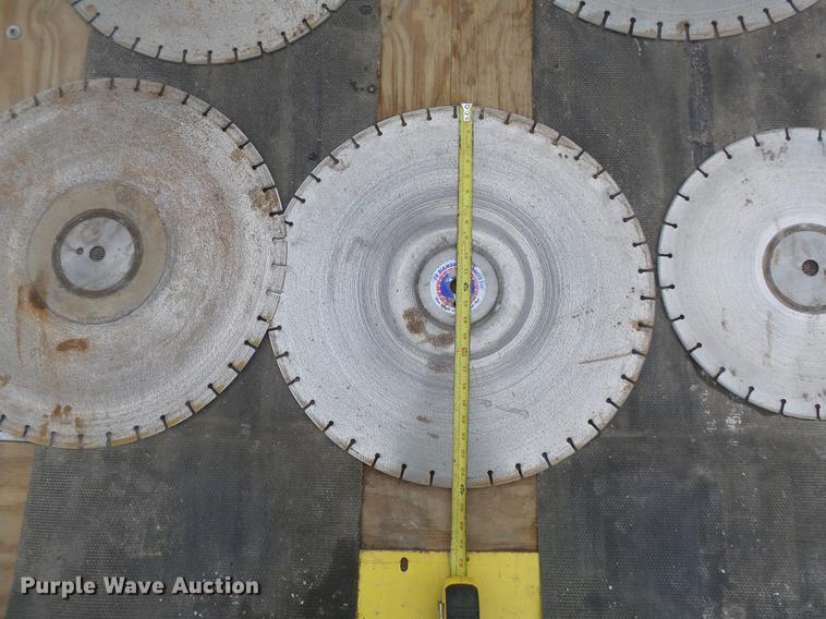 image for item DC7253 2004 Ingersoll Rand WS36 concrete saw and enclosed cargo trailer