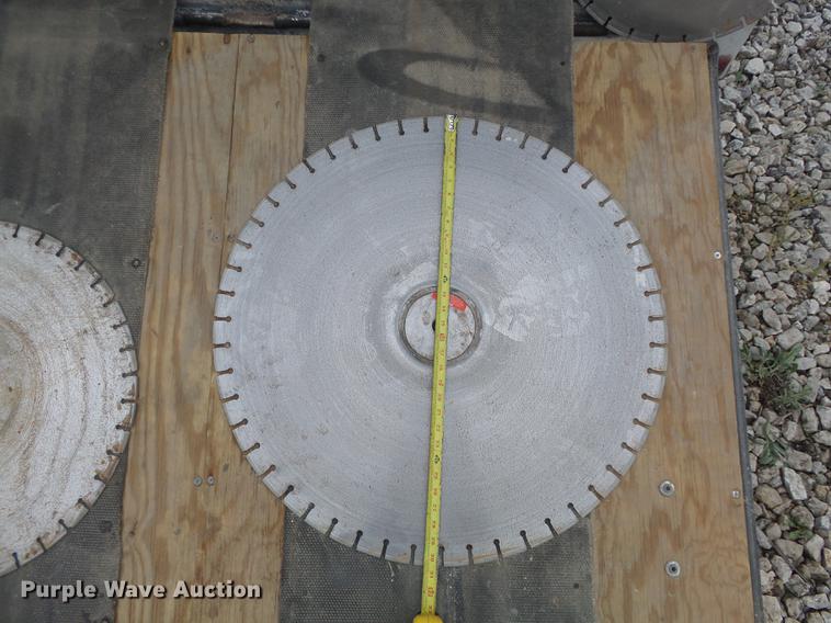 image for item DC7253 2004 Ingersoll Rand WS36 concrete saw and enclosed cargo trailer