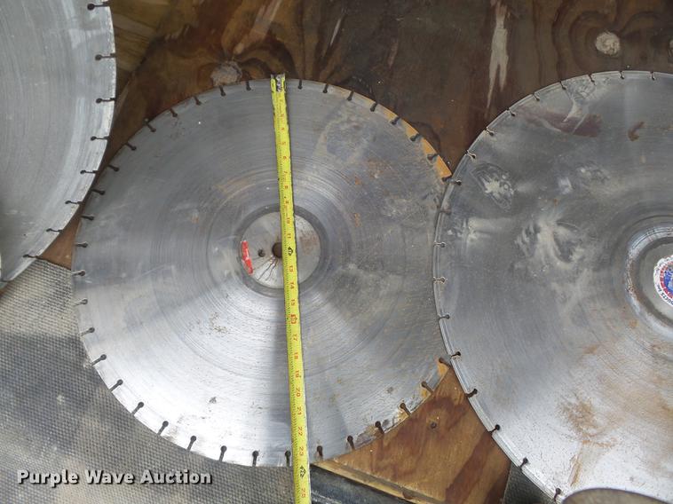 image for item DC7253 2004 Ingersoll Rand WS36 concrete saw and enclosed cargo trailer