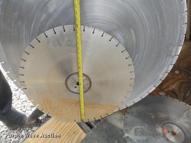 image for item DC7253 2004 Ingersoll Rand WS36 concrete saw and enclosed cargo trailer