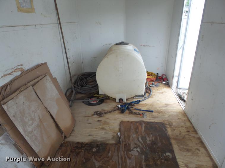 image for item DC7253 2004 Ingersoll Rand WS36 concrete saw and enclosed cargo trailer