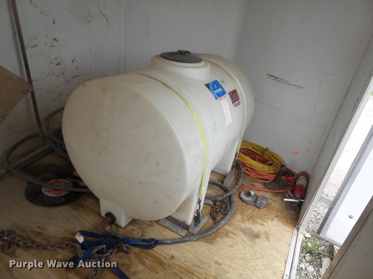 image for item DC7253 2004 Ingersoll Rand WS36 concrete saw and enclosed cargo trailer