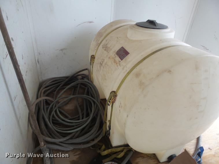 image for item DC7253 2004 Ingersoll Rand WS36 concrete saw and enclosed cargo trailer