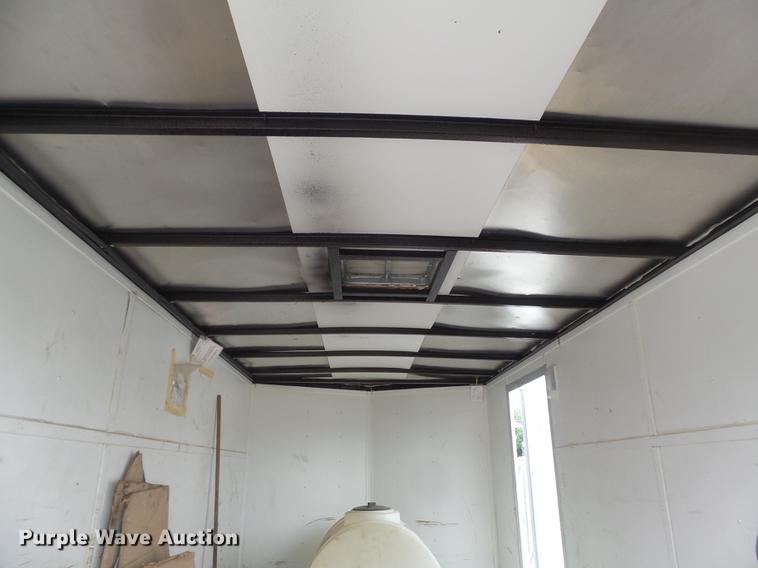 image for item DC7253 2004 Ingersoll Rand WS36 concrete saw and enclosed cargo trailer